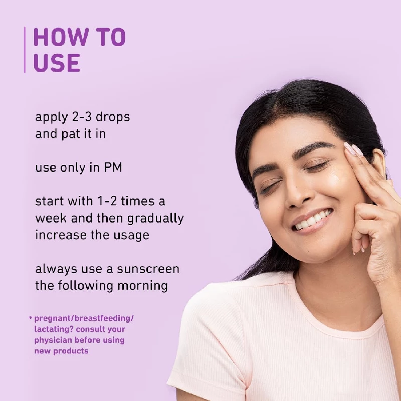 Plum Retinol Anti-Aging Night Face Serum, 30 ml-5.webp